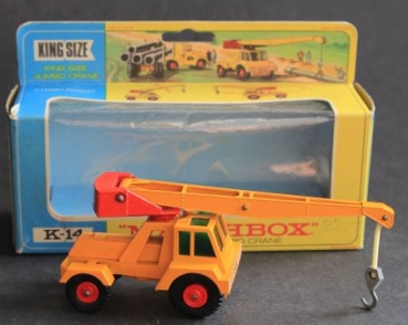 Matchbox King Size Lesney Jumo Crane 1969 Metallmodell in Originalbox (1893)
